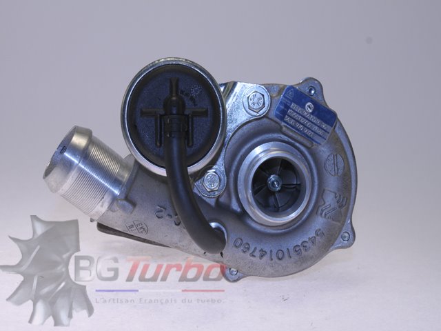 TURBO BORGWARNER KP35 RECONDITIONNÉ EN FRANCE - CITROEN PEUGEOT TOYOTA C1 NEMO BIPPER AYGO HDI 1,4 L 50 54 CV - 54359700021
